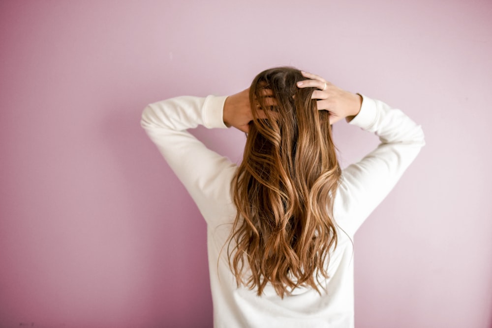 Salon beauty transformation after styling