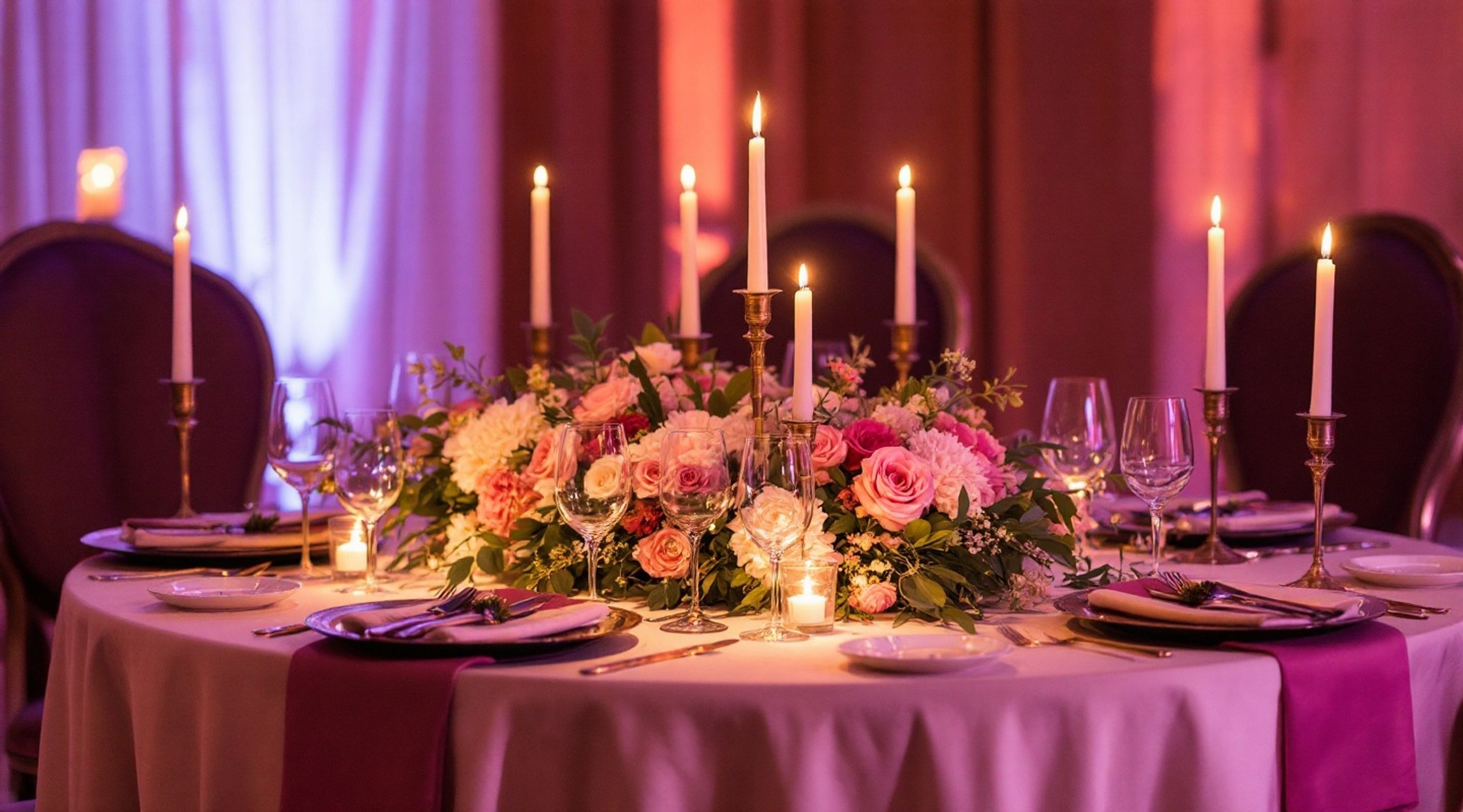 Wedding table styling