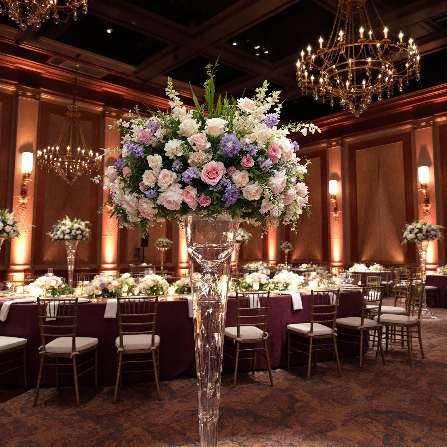 Ballroom floral styling