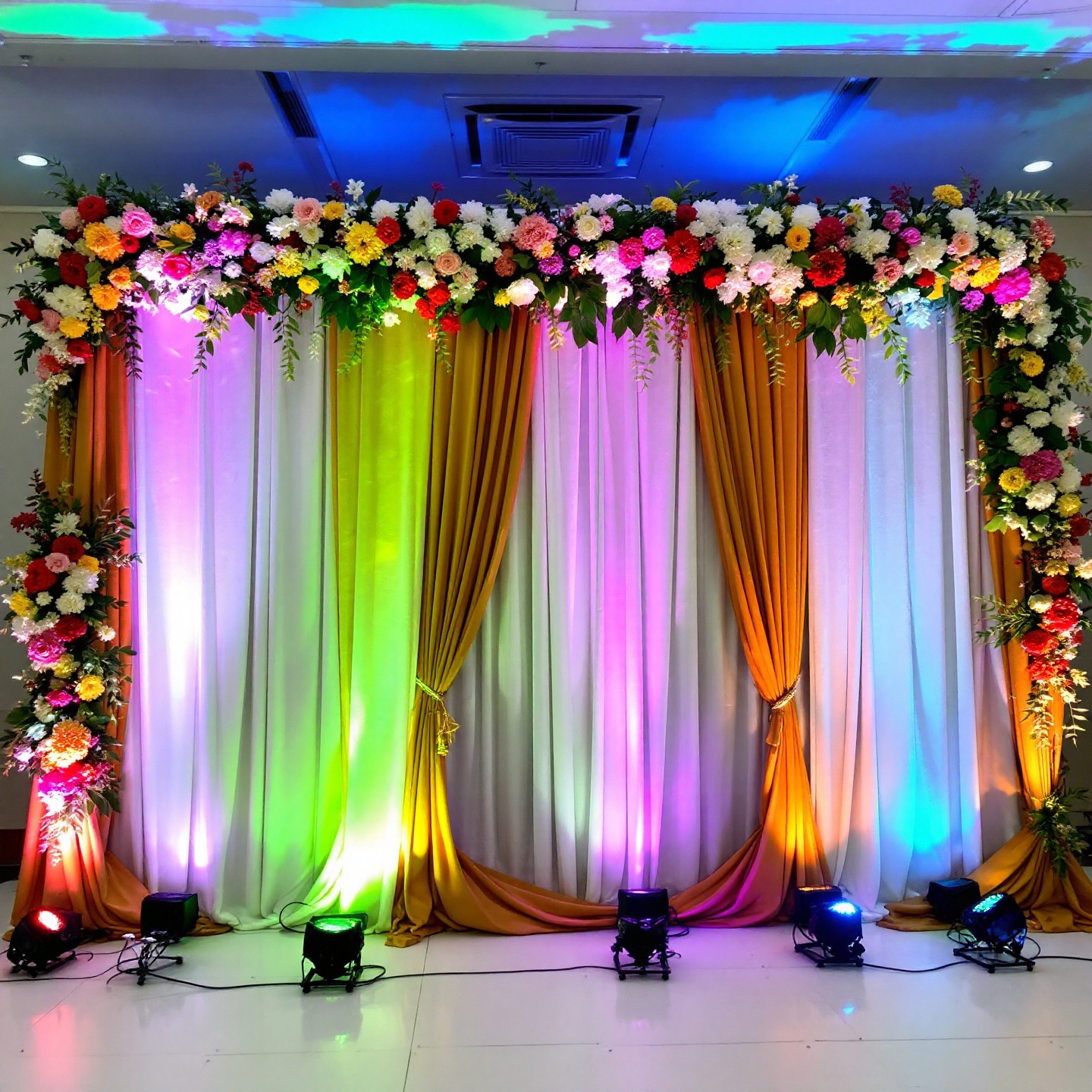 Corporate stage styling