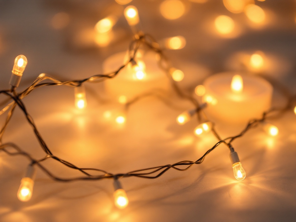 Warm ambient event lighting with candles
