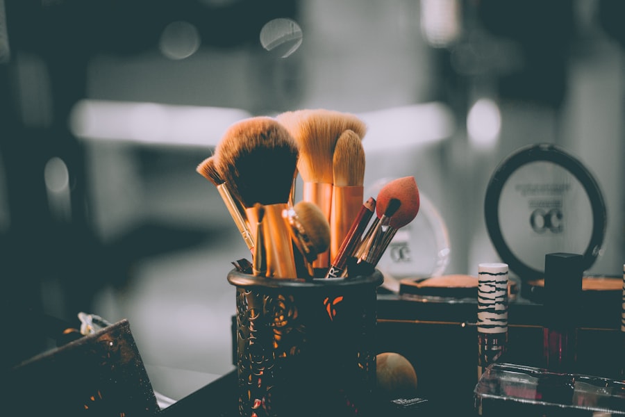 Beauty specialist portrait in the studio