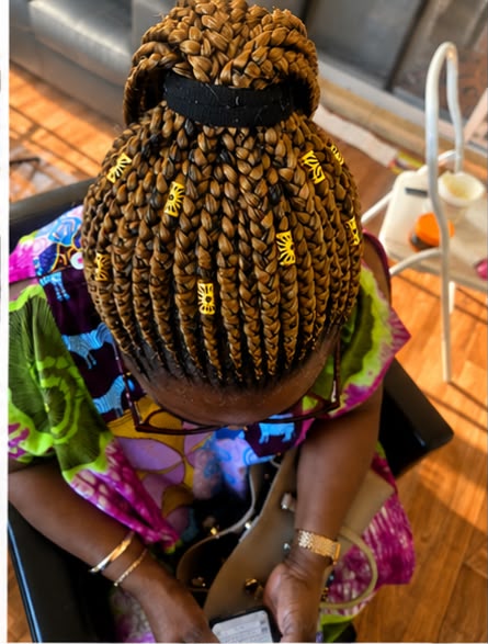 Luxury braids styling detail