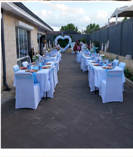 Ambient event décor with candles